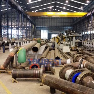 Steel Pipe Spool Pipeline Fabrciation Production Line (Fixed in the factory)